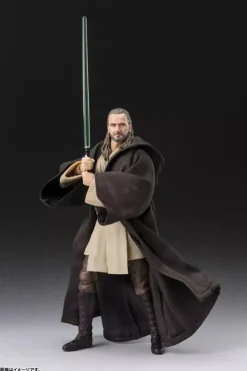 BANDAI S.H.Figuarts STAR WARS The Phantom Menace Qui-Gon Jinn Action Figure