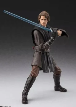 BANDAI S.H.Figuarts STAR WARS Ahsoka Anakin Skywalker Action Figure JAPAN