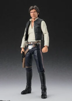BANDAI S.H.Figuarts Star Wars A New Hope Han Solo Classic Ver. Action Figure
