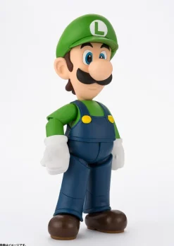 BANDAI S.H.Figuarts Super Mario Luigi Action Figure JAPAN OFFICIAL