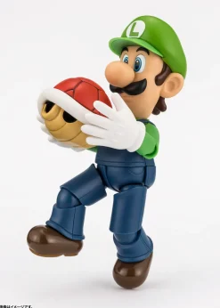BANDAI S.H.Figuarts Super Mario Luigi Action Figure JAPAN OFFICIAL