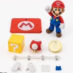 BANDAI S.H.Figuarts Super Mario Mario Action Figure JAPAN OFFICIAL