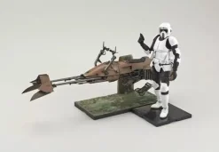 BANDAI Star Wars Return of the Jedi Scout Trooper & Speeder Bike Model Kit JAPAN
