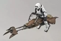 BANDAI Star Wars Return of the Jedi Scout Trooper & Speeder Bike Model Kit JAPAN