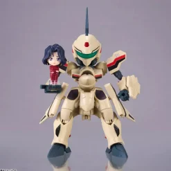 BANDAI Tiny Session Macross Plus YF-19 with Myung Fang Lone Action Figure JAPAN