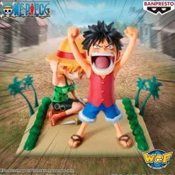 Banpresto One Piece World Collectible Figure Log Stories Luffy & Nami Figure