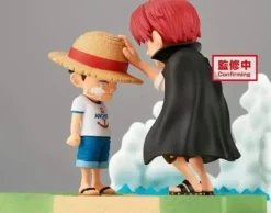 Banpresto One Piece World Collectible Figure Log Stories Luffy & Shanks JAPAN