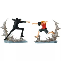 Banpresto Senkou Zekkei One Piece Monkey D Luffy Rob Lucci Figure Set of 2 JAPAN