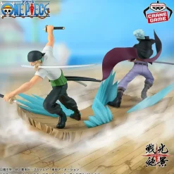 Banpresto Senkou Zekkei One Piece Zoro & Dracule Mihawk Figure Set of 2 JAPAN