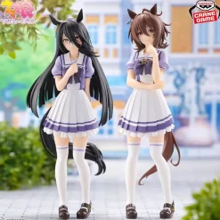 Banpresto Uma Musume Pretty Derby Manhattan Cafe & Agnes Tachyon Figure Set of 2