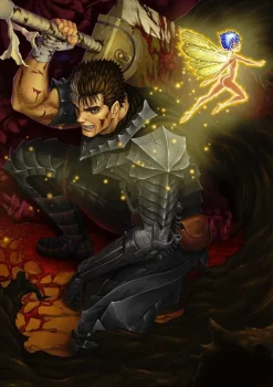 Berserk 42 Comic Special Package Edition with Guts Berserker Armor Bust Figure