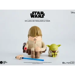 Blitzway SML Star Wars Luke Skywalker and Yoda Figure JAPAN OFFICIAL