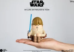 Blitzway SML Star Wars Luke Skywalker and Yoda Figure JAPAN OFFICIAL