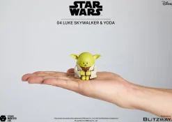 Blitzway SML Star Wars Luke Skywalker and Yoda Figure JAPAN OFFICIAL