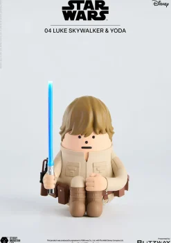 Blitzway SML Star Wars Luke Skywalker and Yoda Figure JAPAN OFFICIAL