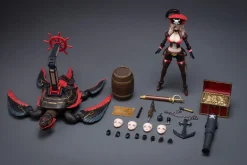 Boarder Model Snap Kit Pirate Captain Queen Anne Model Kit 1/12 JAPAN OFFICIAL