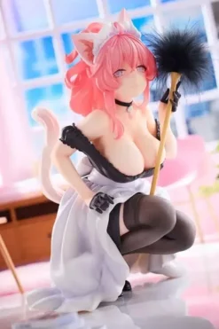 Cat's Thought Maid Cat Mochan 1/4 Figure JAPAN OFFICIAL