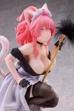 Cat's Thought Maid Cat Mochan 1/4 Figure JAPAN OFFICIAL