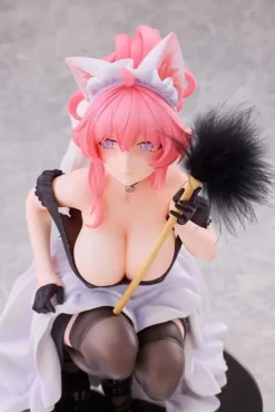 Cat's Thought Maid Cat Mochan 1/4 Figure JAPAN OFFICIAL