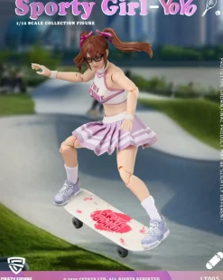 CFTOYS CRAZY FIGURE LT005 Sporty girl YOYO 1/12 Action Figure JAPAN OFFICIAL