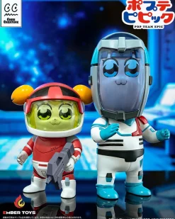 Chibi Creature Pop Team Epic POPUKO & PIPIMI Spacesuit Ver. Soft Vinyl Figure