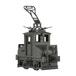 Choushi Dentetsu DeKi 3 Class Electric Locomotive Black 1/80 Paper Kit JAPAN