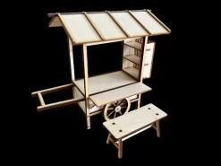 Cobaanii Mokei Kobo Food cart 1/12 Model Kit JAPAN OFFICIAL