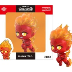 Cosbi Marvel Collection 088 The Fantastic Four Human Torch Figure JAPAN