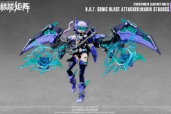 Cyber Forest B.A.T. Sonic Blast Attacker:Maria Strauss 1/12 Model Kit JAPAN
