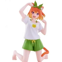 Desktop Cute The Quintessential Quintuplets Yotsuba Nakano Cat Room Wear Figure
