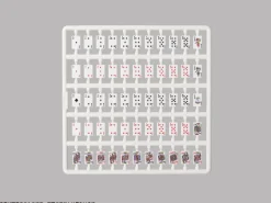 DIG Pripra Figure Games Playing Cards 1/12 Model Kit JAPAN OFFICIAL