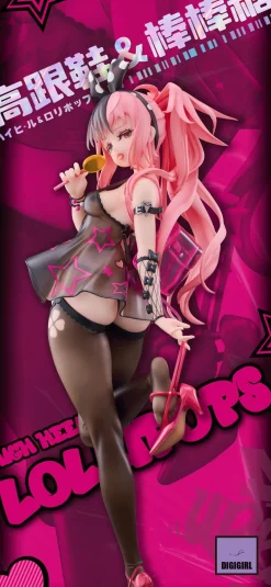DIGIGIRL High Heel & Lollipop 1/6 Figure JAPAN OFFICIAL