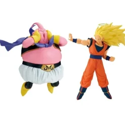 Dragon Ball Z Match Makers Super Saiyan 3 Son Goku VS Majin Buu Figure Set of 2