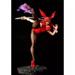 Fairy Tail Erza Scarlet High Kick ver. Crimson Bunny 1/6 Figure JAPAN OFFICIAL