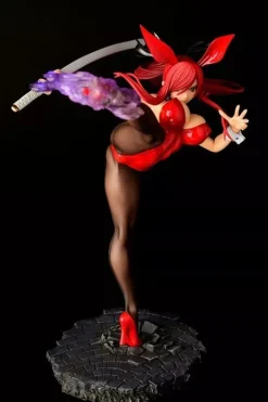 Fairy Tail Erza Scarlet High Kick ver. Crimson Bunny 1/6 Figure JAPAN OFFICIAL