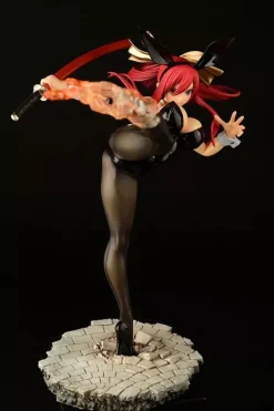 Fairy Tail Erza Scarlet High Kick ver. Black Bunny 1/6 Figure JAPAN OFFICIAL