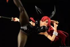Fairy Tail Erza Scarlet High Kick ver. Black Bunny 1/6 Figure JAPAN OFFICIAL