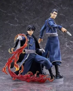 Fullmetal Alchemist Roy Mustang & Maes Hughes Figure JAPAN OFFICIAL