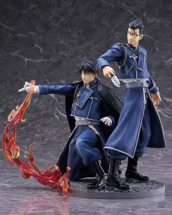 Fullmetal Alchemist Roy Mustang & Maes Hughes Figure JAPAN OFFICIAL