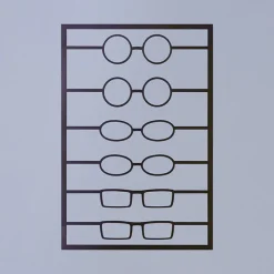 Good Smile Company Nendoroid Doll Etching Glasses Set JAPAN OFFICIAL