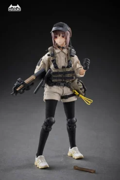 HASUKI Pocket Art Series PA006 Security Hiyo Reizei 1/12 Action Figure JAPAN