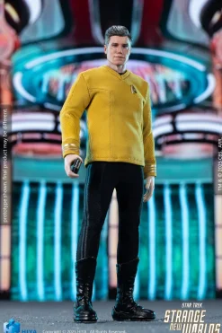 Hiya Toys Star Trek Strange New Worlds Pike 1/12 Action Figure JAPAN OFFICIAL