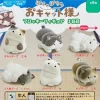 HMA Ushihito's Pocha Pocha Cat sama Flocky Figure 3rd Complete Set Capsule Toy