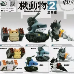 HMA Weapons and Animals vol.2 Complete Set Figure Capsule Toy JAPAN OFFICIAL