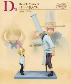 Ichiban Kuji One Piece Road To Dawn Sanji & Zeff Prize D Figure JAPAN OFFICIAL