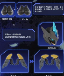 Kai Tian Ji Chuang Mecha Angel BLACK SWAN-ELYSIA 1/12 Model Kit JAPAN OFFICIAL