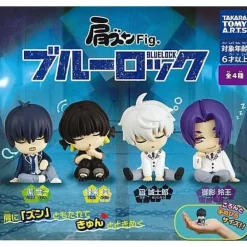 Katazun Fig. BLUE LOCK All 4 Types Set Figure Capsule Toy JAPAN OFFICIAL