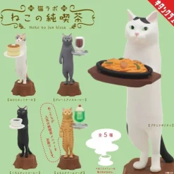Kitan Club Neko Lab Cat Junkissa Complete Set Figure Capsule Toy JAPAN OFFICIAL