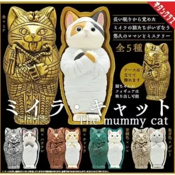 Kitan Club The Mummy Cat Complete Set Figure Capsule Toy JAPAN OFFICIAL