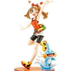Kotobukiya ARTFX J Pokemon Series May with Mudkip 1/8 Figure JAPAN OFFICIAL